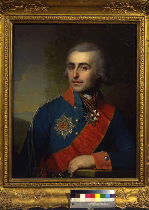 Portrait of the General-aide-de-camp Count Pyotr Tolstoy (1761-1844) a Wladimir Lukitsch Borowikowski