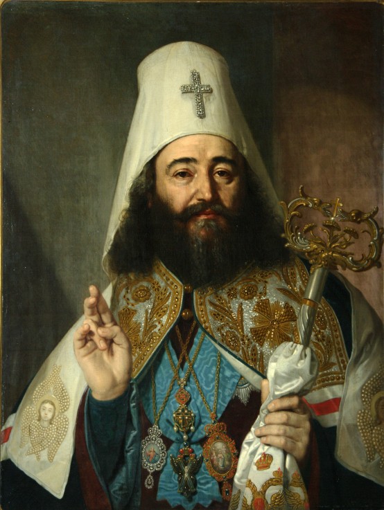 Portrait of Catholicos-Patriarch of All Georgia Anton II (1788-1811) a Wladimir Lukitsch Borowikowski