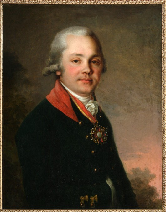 Portrait of Alexander Dmitriyevich Arsenyev a Wladimir Lukitsch Borowikowski