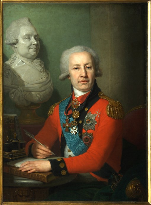Portrait of baron Alexei Vasilyev a Wladimir Lukitsch Borowikowski