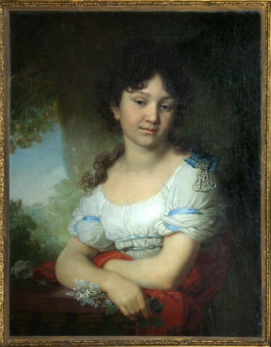 Portrait of Countess Maria Alexeyevna Orlova-Denisova a Wladimir Lukitsch Borowikowski
