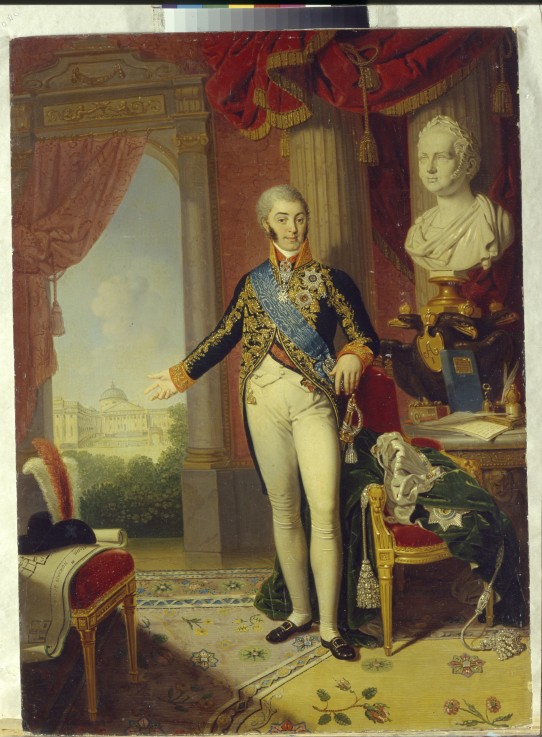 Portrait of Count Nikolai Petrovich Sheremetev (1751-1809) a Wladimir Lukitsch Borowikowski