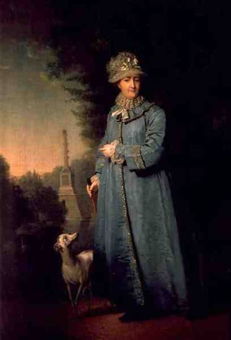 Portrait of Catherine II a Wladimir Lukitsch Borowikowski