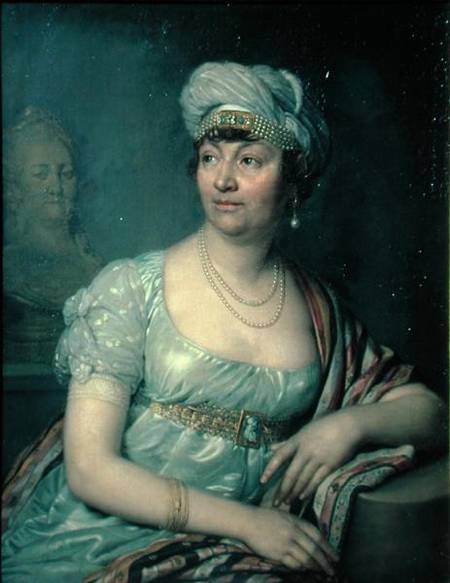 Portrait of Germaine de Stael (1766-1817) a Wladimir Lukitsch Borowikowski