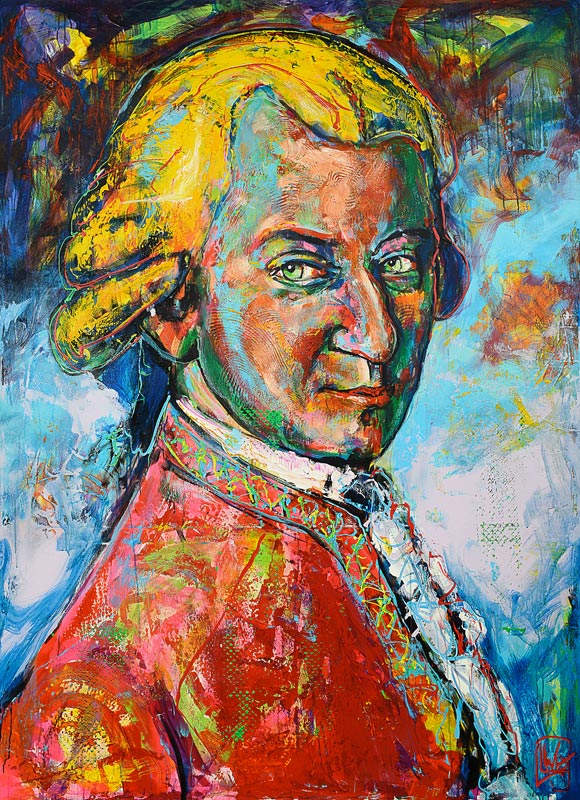 Wolfgang Amadeus Mozart a Jürgen Wölk