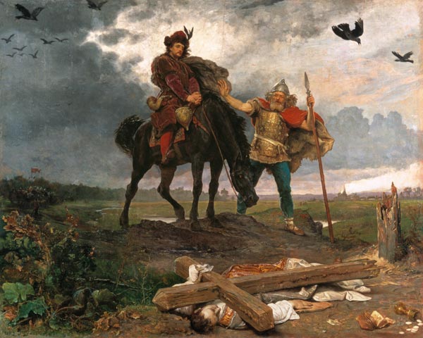 Kasimir I. from Poland (the Erneuerer) at the return to Poland a Wojciech Gerson