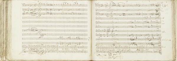 Autograph copy of ''The Magic Flute'' a Wolfgang Amadeus Mozart