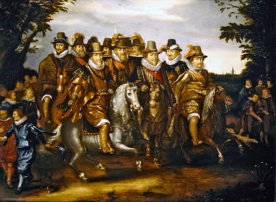 The Princes of Orange a (workshop of) Adriaen van de Venne