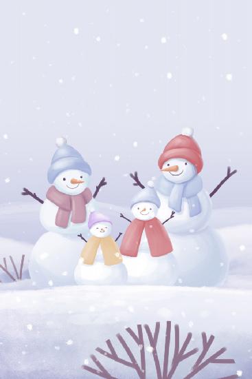 Snowman Family