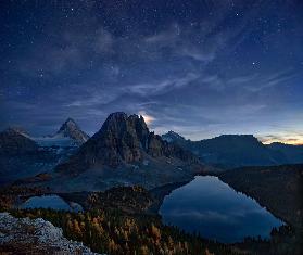 Starry Night at Mount Assiniboine