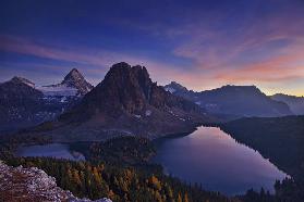 Twilight at Mount Assiniboine