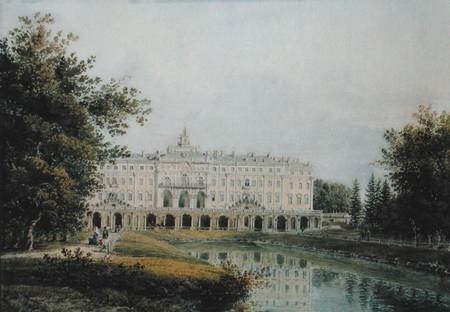 View of the Great Palace of Strelna near St. Petersburg a Yegor Yegorovich Meier