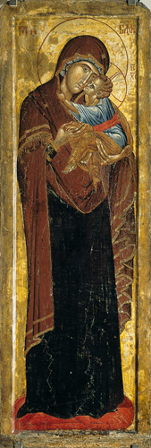 Icona nota come la "'Vergine di Tsar Dushan' 2 a Scuola Jugoslava