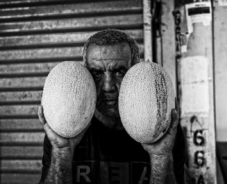 Melon seller