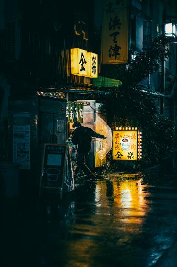 Asakusa Rainy Night