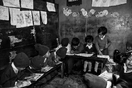 Series : Revisiting &quot;my&quot; children of Nepal (The classroom of the little ones)