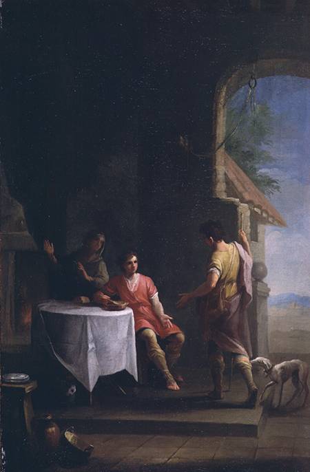 Esau selling his Birthright to Jacob a Zacarias Gonzalez Velazquez