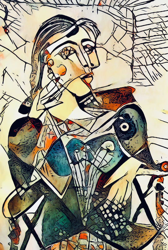 Bild 3 - Hommage an Picasso Motiv 2 a zamart