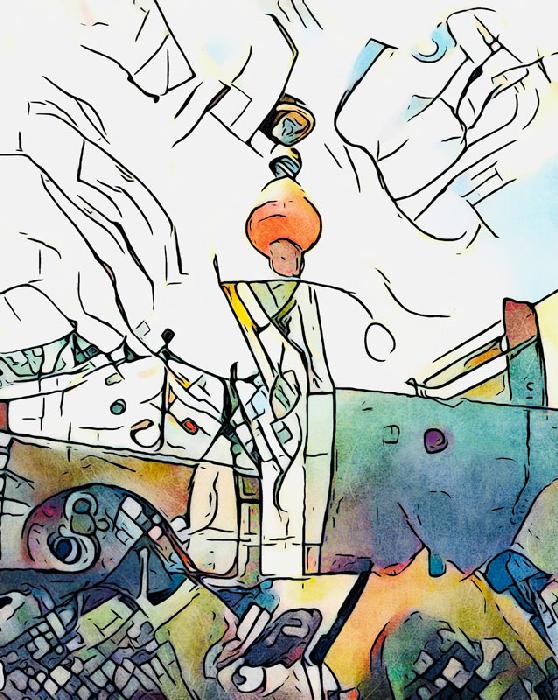 Kandinsky trifft Hundertwasser, Wien, Motiv 3 a zamart