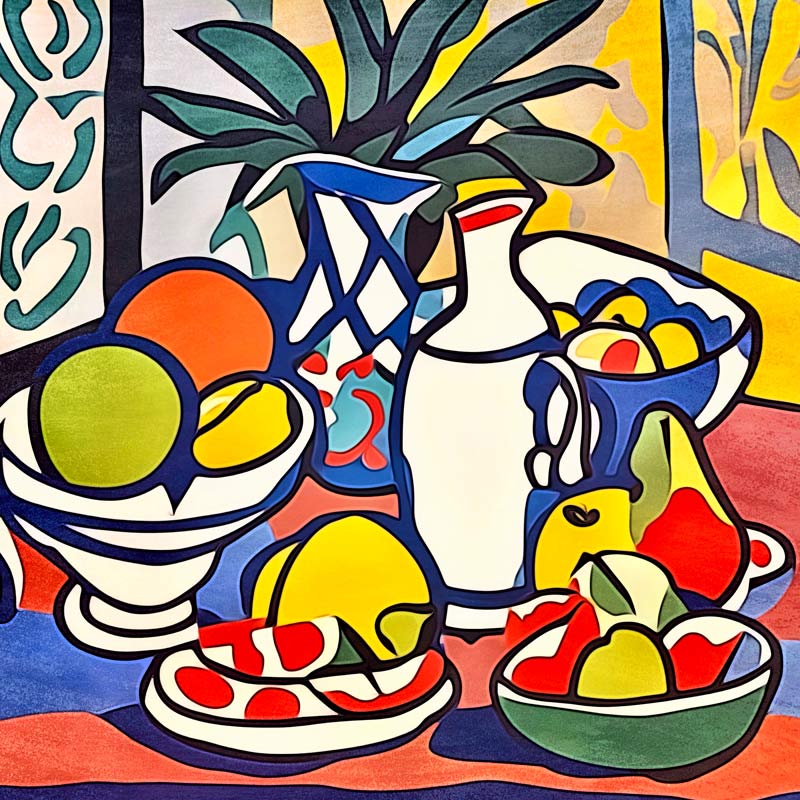 Milch und Obst-Matisse inspired a zamart