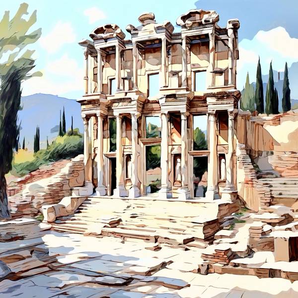 Bauwerl in Ephesos, Türkei a zamart