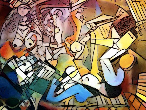 Hommage an Picasso (8) a zamart