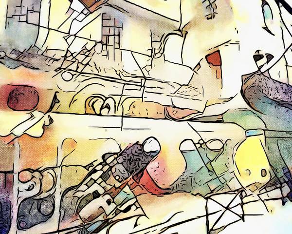 Kandinsky trifft Arles, Motiv 3 a zamart