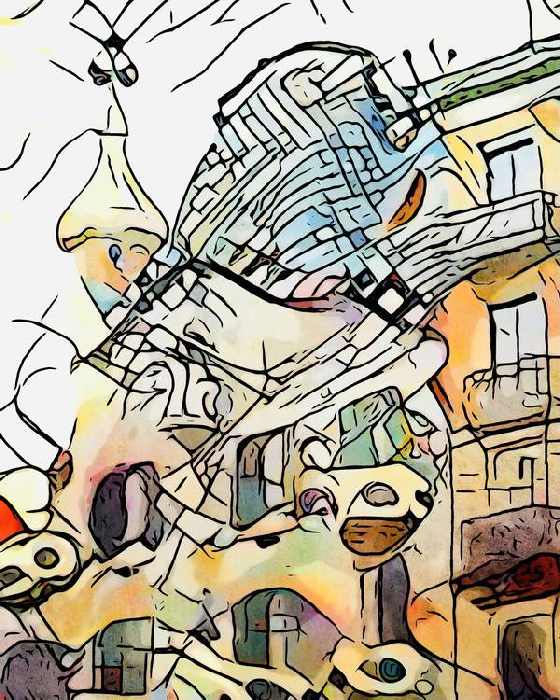 Kandinsky trifft Barcelona, Motiv 4 a zamart