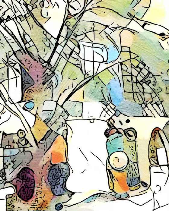 Kandinsky trifft Hundertwasser, Wien, Motiv 1 a zamart