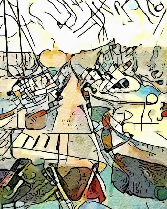 Kandinsky trifft Marseille, Motiv 10 a zamart