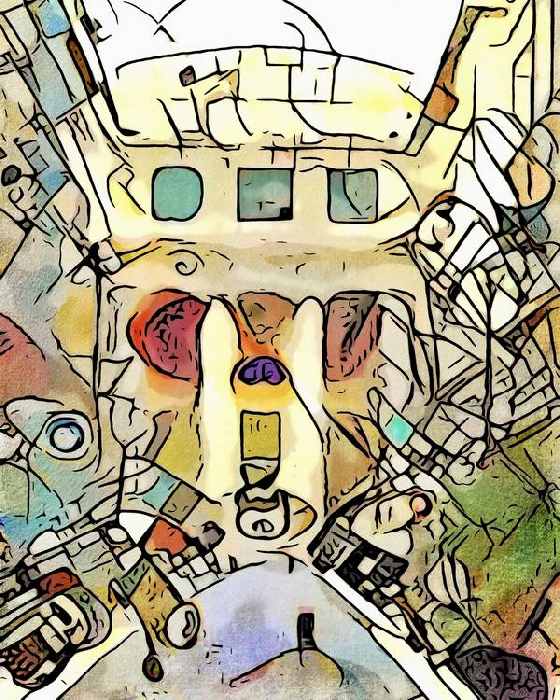 Kandinsky trifft Marseille, Motiv 8 a zamart
