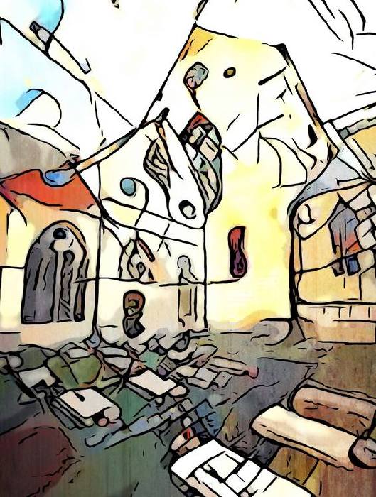 Kandinsky trifft Münster, Motiv 7 a zamart