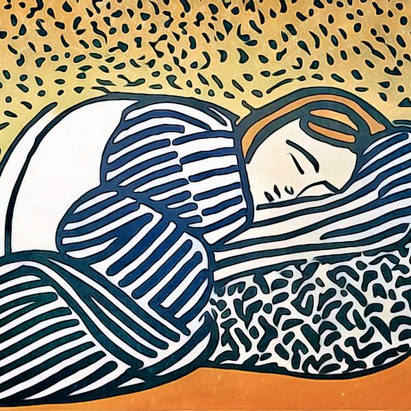 Schlafende Frau-Matisse inspired a zamart