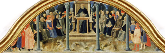 St. Thomas Aquinas Teaching a Zanobi di Benedetto Strozzi