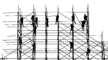 Construction silhouette