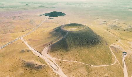 A volcanic volcano